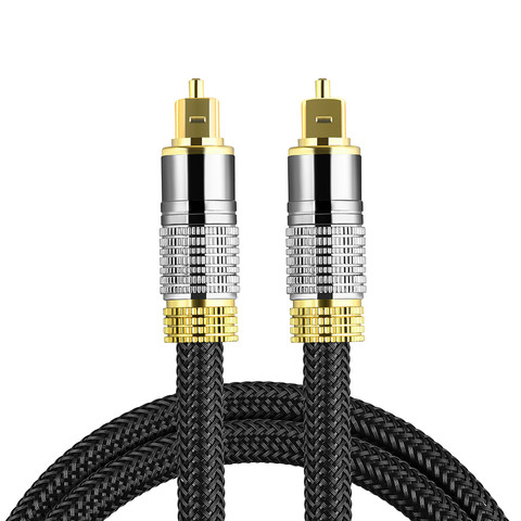 Optický digitální kabel Alogy 6,0mm Audio TV PC kabel 1m