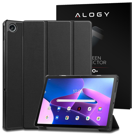 Alogy Book Cover Case pro Lenovo M10 Plus 10,6" TB-125F / TB-128F černé sklo