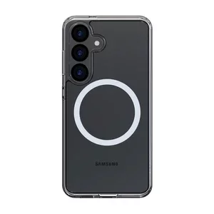 Pouzdro pro Samsung Galaxy S25 průhledné, magnetické, řady Torras Guardian