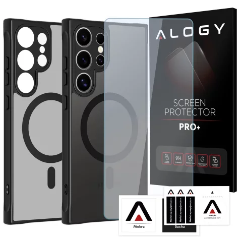 Pouzdro pro Apple iPhone 16 Pro Max Alogy Anti-Shock Hybrid Case pro MagSafe Transparent