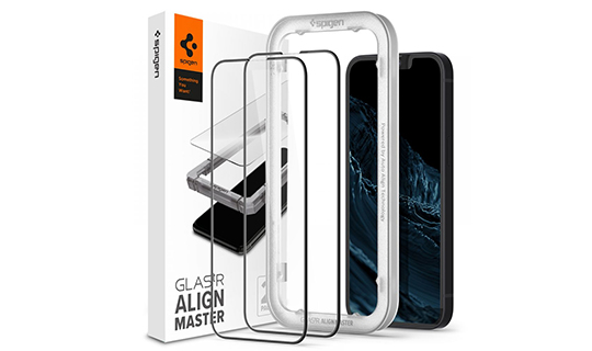Szkło Spigen x2 ALM Glas.tR FC do Apple iPhone 13/ 13 Pro