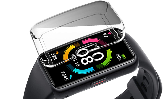 Silikonové pouzdro s ochrannou fólií Alogy pro Huawei / Honor Band 6