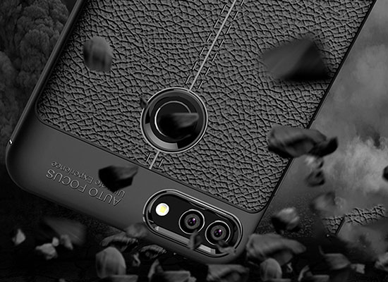 Kožené pouzdro etui alogy pro huawei y9 2018