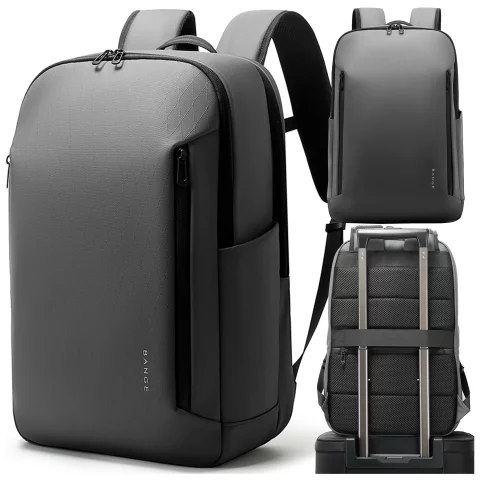 Bange 26L wasserdichter Rucksack für Laptops bis 15,6 Zoll – Geräumig und komfortabel, robust und atmungsaktiv, ideal für Stadt und Reisen, Arbeit und Flugreisen, Unisex – Grau