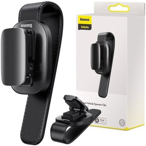 Baseus Brillenhalter, Autoclip schwarz