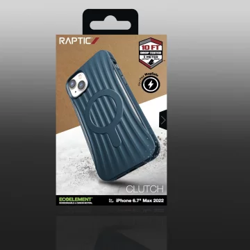 Raptic Clutch Built Case etui iPhone 14 Plus z MagSafe pokrowiec plecki niebieski