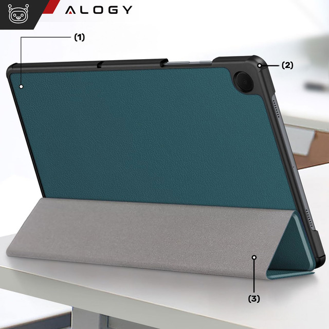 Pouzdro pro Samsung Galaxy Tab A9 Plus 2023 11" X210/X215/X216 Kryt na tablet Pouzdro Alogy Book Cover Zelené