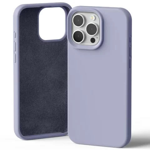 Etui Mercury Silicone do iPhone 16 Pro Max 6,9" Lawendowy