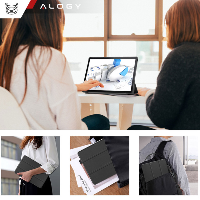 Tablet Case for Lenovo Tab M10 3gen 3 GEN 10.1 2022 TB328FU TB328XU Housing Case Alogy Book Cover Black