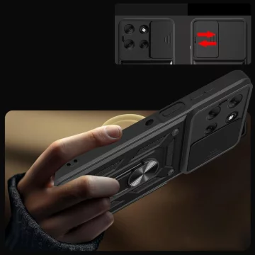 Etui do Motorola Moto G56 5G Tech-Protect CamShield Pro Czarny