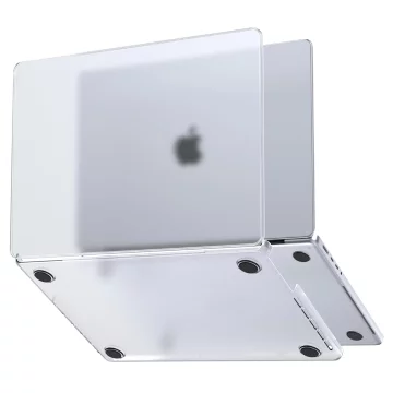 Ochranný kryt pro Apple Macbook Pro 16 - M1/M2/M3/M4 2021-2024 2025 Alogy AirGuard™ Flexibilní kryt Matný Průhledný Bílý