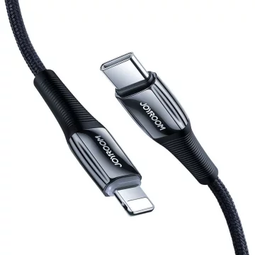 Joyroom kabel kabel USB Typ C - Lightning Power Delivery 20W 2,4A 1,2m černý (S-1224K2 červený)