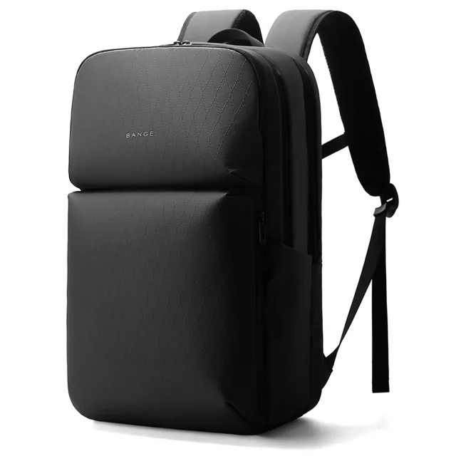 Bange Waterproof Backpack for Laptop 15.6" City Travel 45x30x16 cm for Work Airplane Men's Women's with USB Port Black