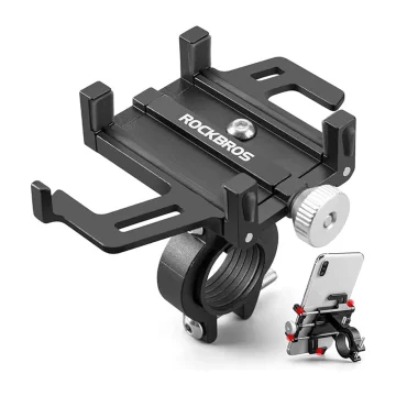Rockbros 699-BK Aluminum Bike Mount for 55-100mm Handlebars – Black