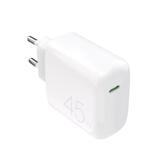 Puro PROLITE 45W USB-C-Wandladegerät Weiß Schnelllade-PD