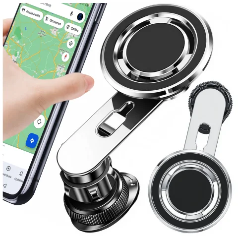 MagSafe car holder for iPhone 14 13 12 for the grille Alogy Airvent car holder Black