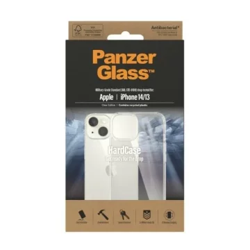 "Etui PanzerGlass HardCase für iPhone 14 6,1\" Antibakteriell Militärqualität transparent 0401"