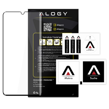 Alogy Full Screen Tempered Glass for Huawei P30 Pro Black
