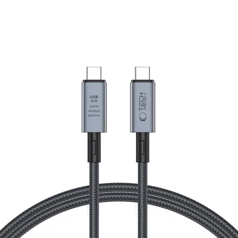 UltraBoost Max USB 4.0 8k 40Gbps Type-C Cable PD240W 100cm Gray