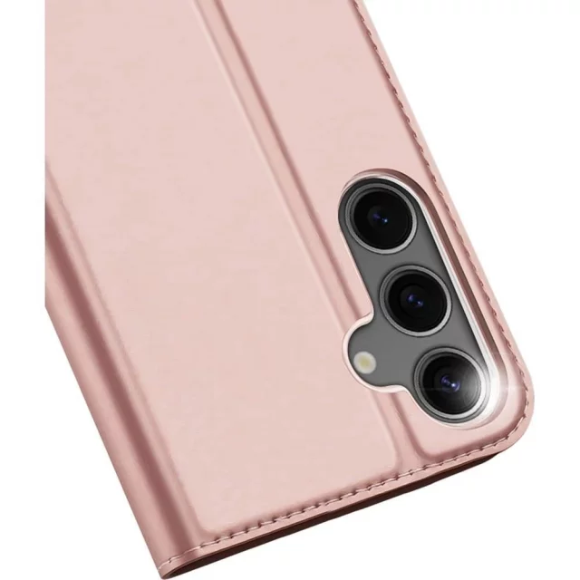 Etui Kabura do Samsung Galaxy S25 Dux Ducis Skin Pro Różowa