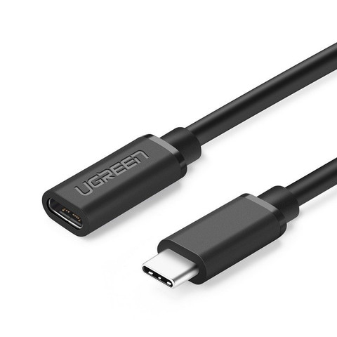 Prodlužovací USB-C 3.1 UGREEN kabel, 4K, 60W, 0,5m (černý)