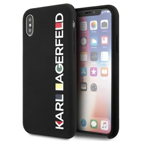 Etui Karl Lagerfeld KLHCPXBHWHBK do pevného pouzdra Apple iPhone X/XS Glossy Bauhaus