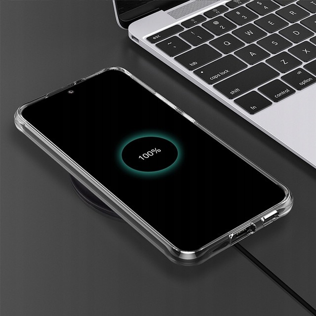 FlexAir Hybrid ochranné pouzdro na telefon pro MagSafe pro Samsung Galaxy S23 Clear