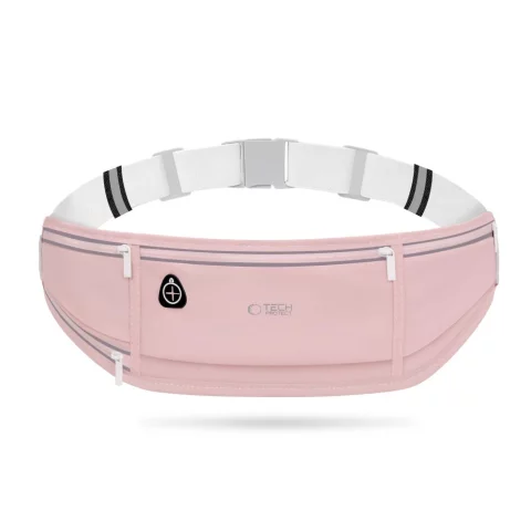 Pouch Running belt waist bag phone case headphones - Pink