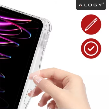 Etui do Apple iPad 11gen. 11" 2025 / 10gen. 10.9" 2022 Ochronne Hybrydowe z Miejscem na Rysik, Składana Okładka, Funkcja Podstawki, Alogy HybridBook™ Case – Fioletowe