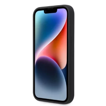 Etui Karl Lagerfeld KLHMP14XSNIKBCK na iPhone 14 Pro Max 6,7" pevný obal silikonový Ikonik Magsafe černý/černý