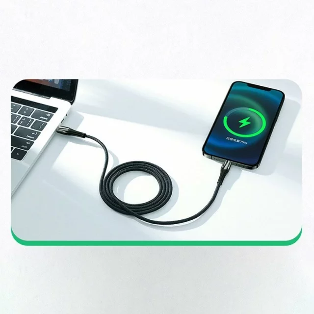 Joyroom kabel kabel USB Typ C - Lightning Power Delivery 20W 2,4A 1,2m černý (S-1224K2 červený)