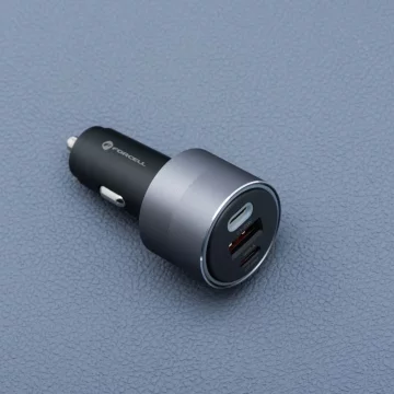 Forcell Car Charger 85W 2xUSB-C USB-A Fast Charging
