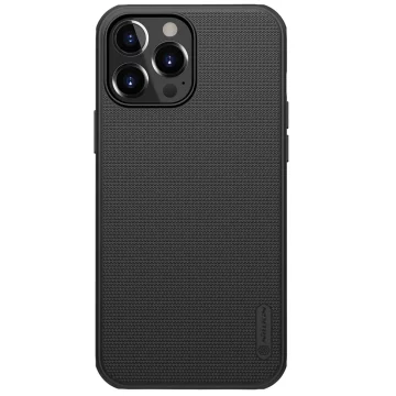 Nillkin Super Frosted Shield Hartschalen-Hüllenständer für iPhone 13 Pro Max schwarz