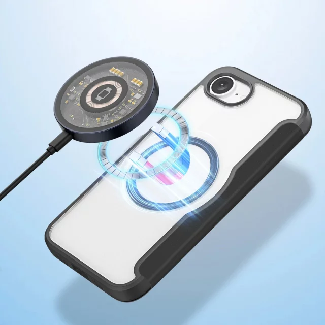 Etui ochronne Dux Ducis Skin X Pro z MagSafe na iPhone 16e – czarne