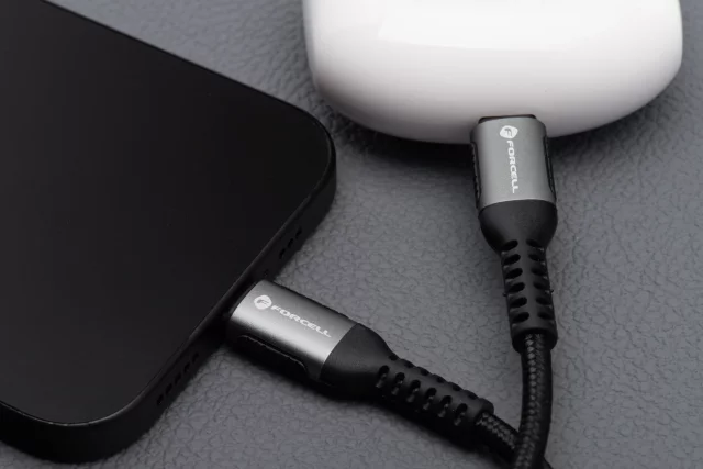 USB-C-auf-USB-C-Kabel Forcell 240 W 5 A PD QC 4.0 Nylon 2 m Laptop Turbo