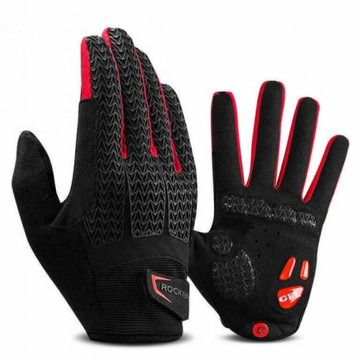 Cycling gloves L RockBros cycling gloves S169-1BR-L Black-Red