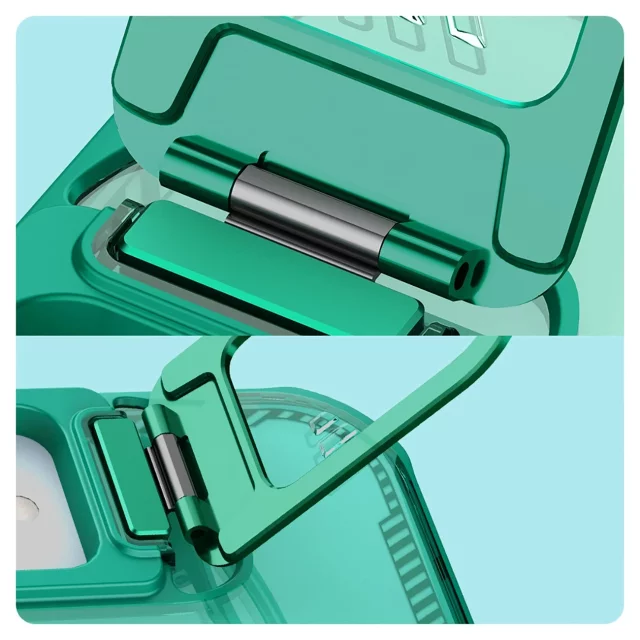 Etui do iPhone 16e Nillkin Iceblade MagSafe Podstawka Zielone