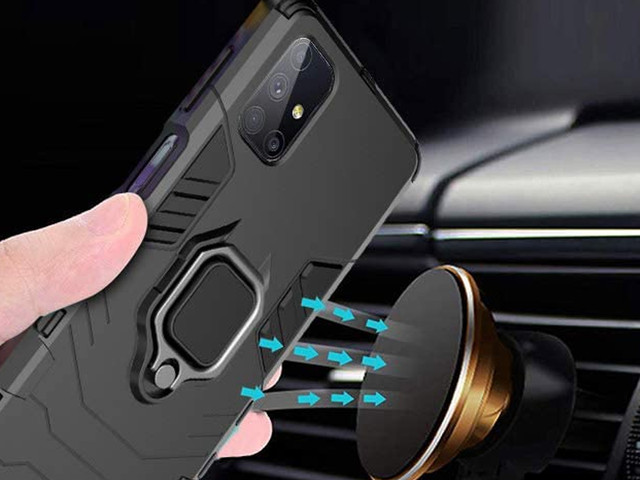 Handyhülle Alogy Stand Ring Armor für Samsung Galaxy M31s Schutzhülle