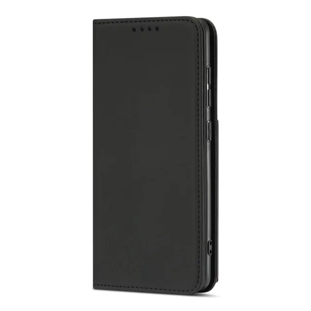 Magnet Card Case etui do Xiaomi Redmi Note 11 pokrowiec portfel na karty kartę podstawka czarny