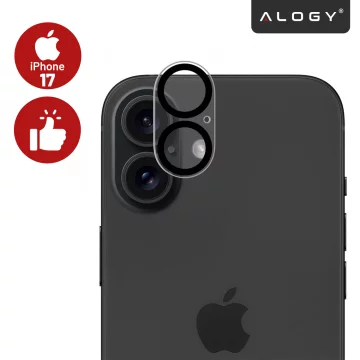 Szkło Ochronne na Obiektyw Aparatu do Apple iPhone 17, Wzmocnione i Odporne na Zarysowania, Precyzyjnie Dopasowane, Alogy Lens Protector Pro+™ – Przezroczyste