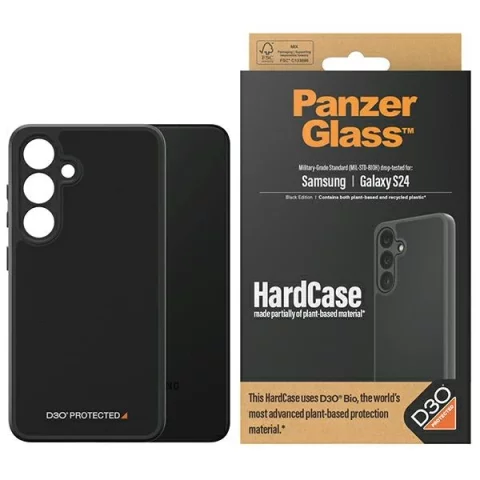 Etui do Samsung Galaxy S24 PanzerGlass HardCase D3O Black