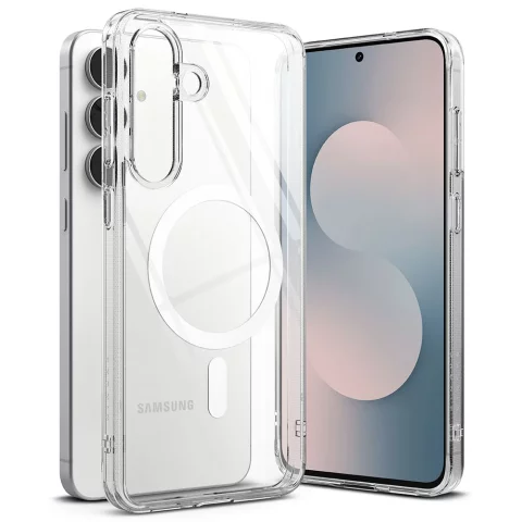 Etui Ochronne do Samsung Galaxy S25 FE Ringke Fusion Magnetic MagSafe Clear