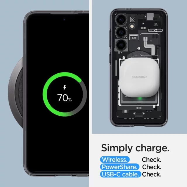 Etui Spigen Ultra Hybrid do Samsung Galaxy S24 Zero One