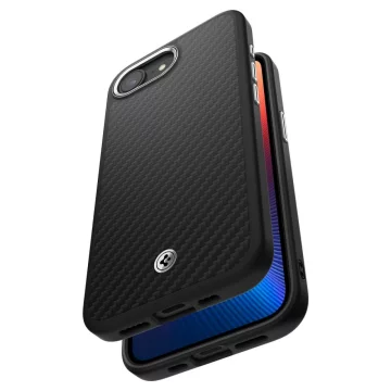 Etui do iPhone 16e Spigen Enzo Aramid Mag MagSafe Matte Black