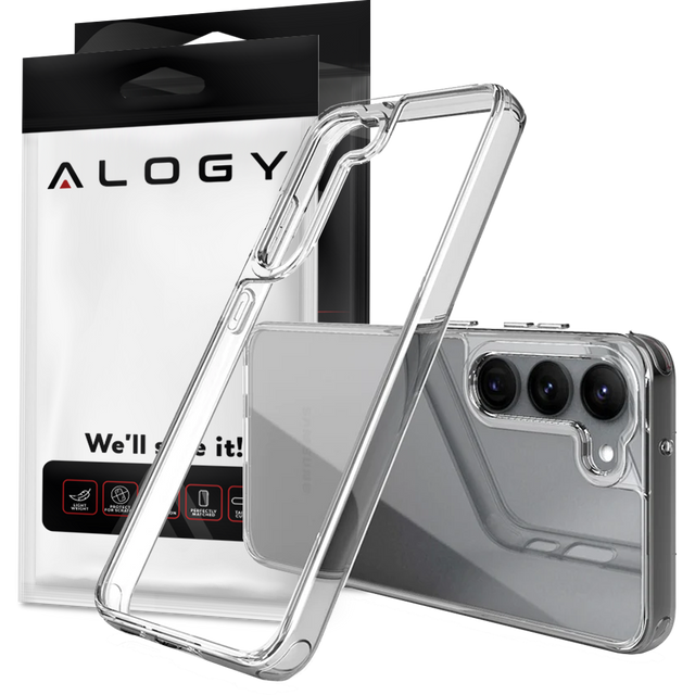 Alogy Hybrid Clear Case für Samsung Galaxy S23 Plus Transparent