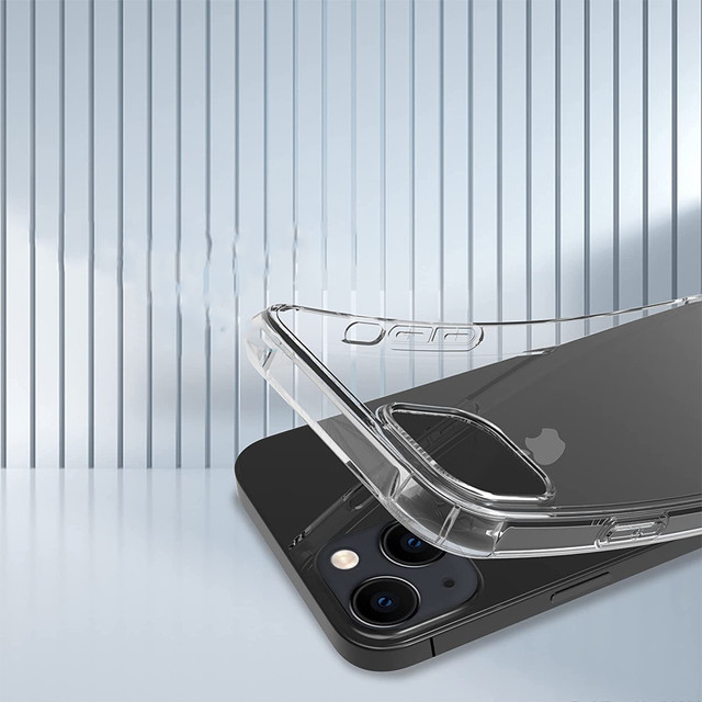 ShockProof Alogy Armored Case for Apple iPhone 14 Plus Transparent