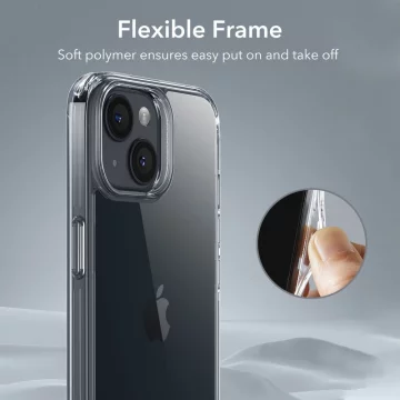 Etui ESR Ice Shield für Apple iPhone 15 Plus Clear