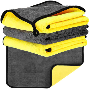 3x Mikrovláknová utěrka na leštění obrazovek 30x40 cm Oboustranná velurová utěrka na mytí obrazovek a sušení auta Alogy