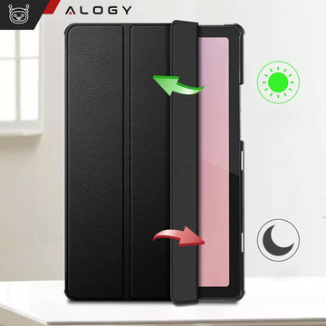 Lenovo Tab M9 2023 9" tablet case TB310XU TB310FU Case Alogy Book Cover Black Glass