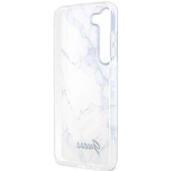 Etui Guess GUHCS23MPCUMAH do Samsung Galaxy S23+ Plus S916 biały/white hardcase Marble